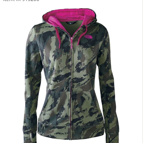 the north face camo hoodie